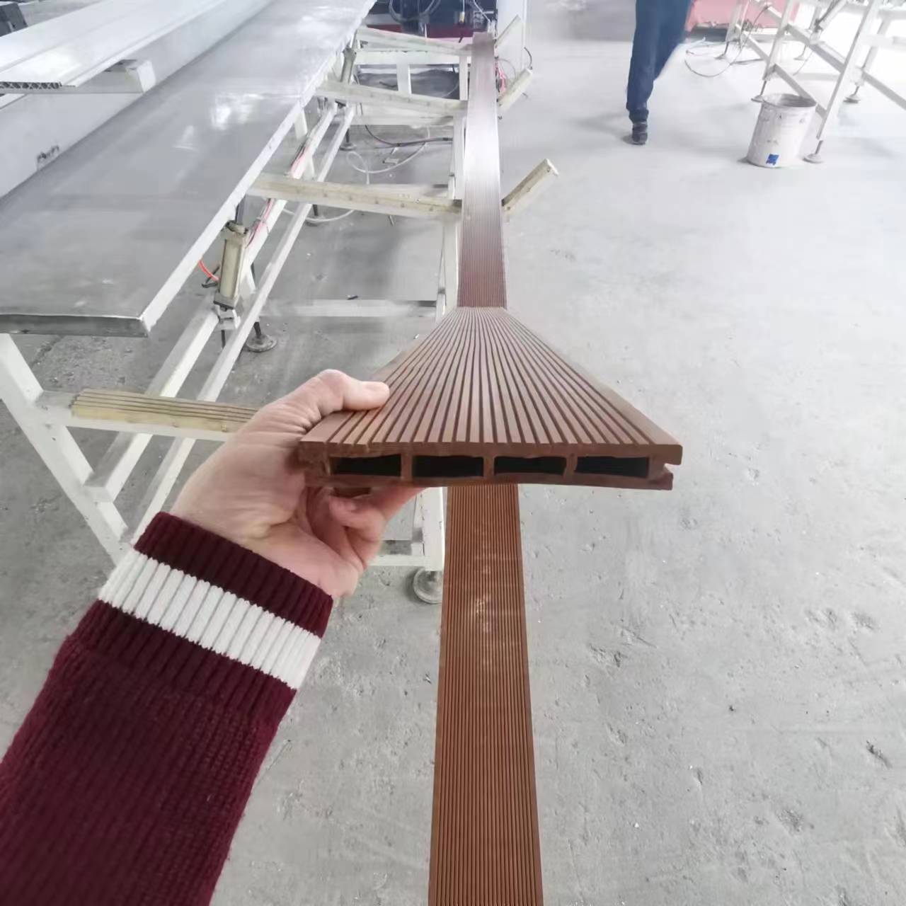 PE wood deck mould